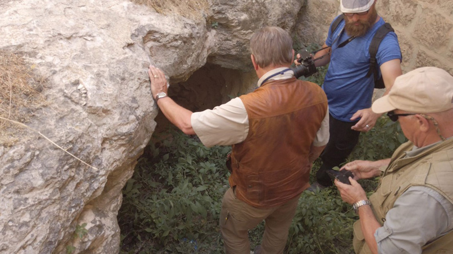 Outside of the Tomb.