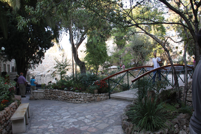 Gardens surrounding the Garden Tomb, Jerusalem.