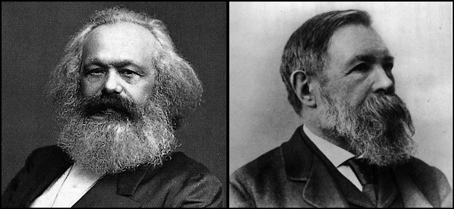 Karl Marx and Friedrich Engels